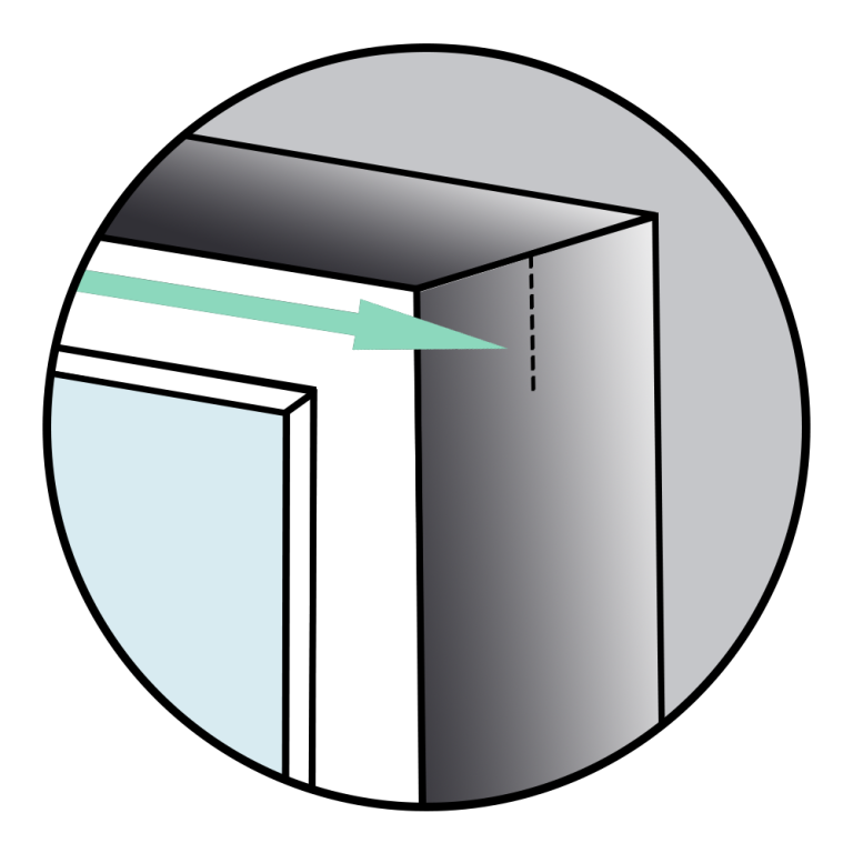 How to measure inside window recess for blinds