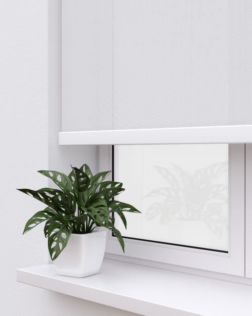 Lace (White) | Made-to-measure (Sun Screen) Roller Blind - Image 4