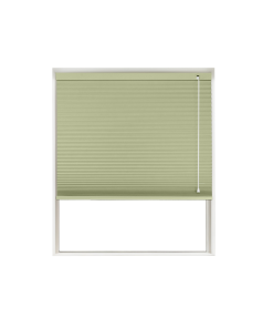 Avocado Blockout Honeycomb Blind Window Cutout