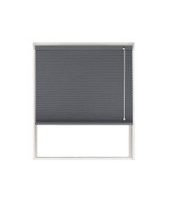 Black Blockout Honeycomb Blind Window Cutout