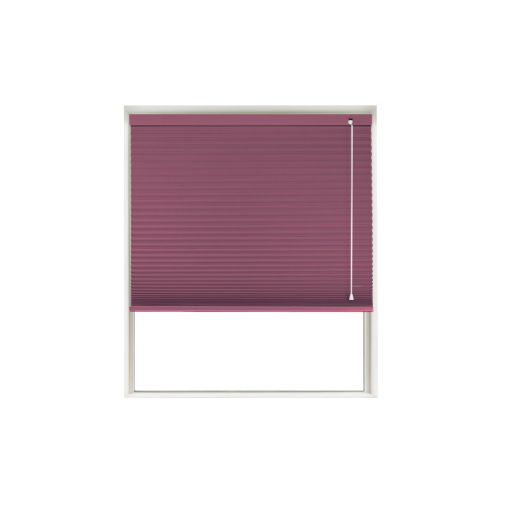Bordeaux Blockout Honeycomb Blind Window Cutout