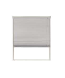 Chalk Translucent Honeycomb Blind Window Cutout