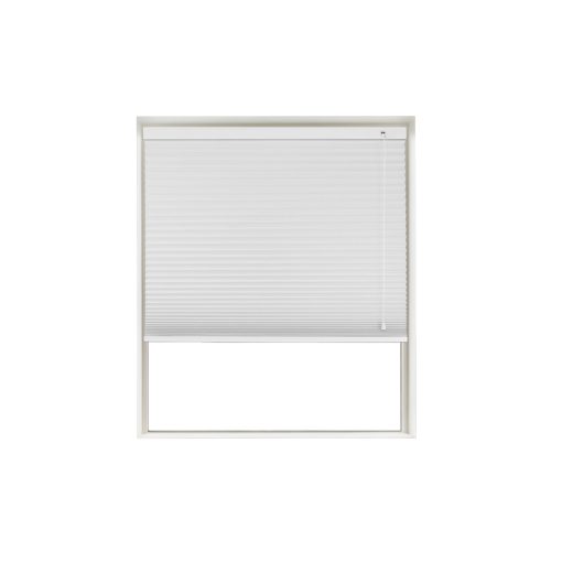 Cotton Blockout Honeycomb Blind Window Cutout