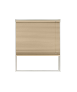 Pongee Blockout Honeycomb Blind Window Cutout