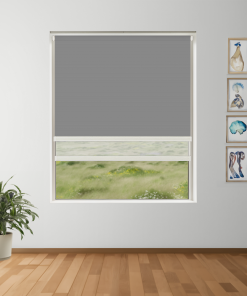 Dusk Blockout + Sun Screen Dual-Roller Blind | Made To Measure