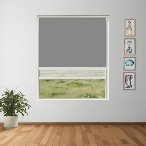 Dusk Blockout + Sun Screen Dual-Roller Blind | Made To Measure