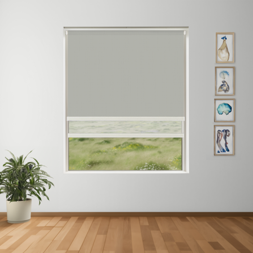 Fern Blockout + Sun Screen Dual-Roller Blind | Made To Measure