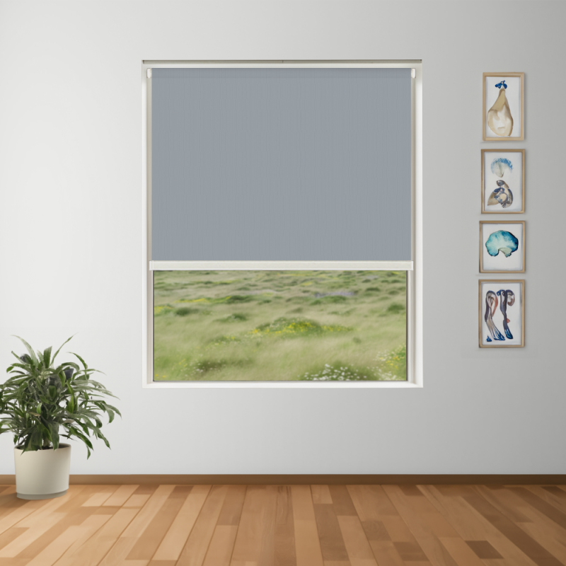 Grey Clouds | Made-to-measure (Blockout) Roller Blind