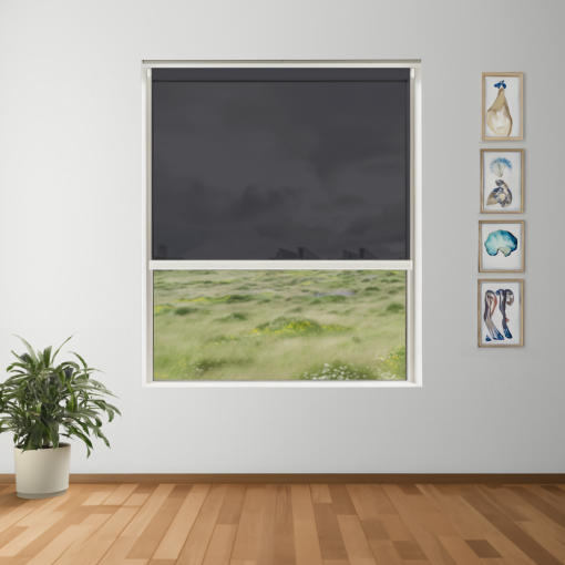 Obsidian Weave | Made-to-measure (Light Filter) Roller Blind - Image 4