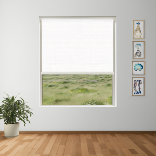 Oyster Shell | Made-to-measure (Blackout) Roller Blind - Image 3