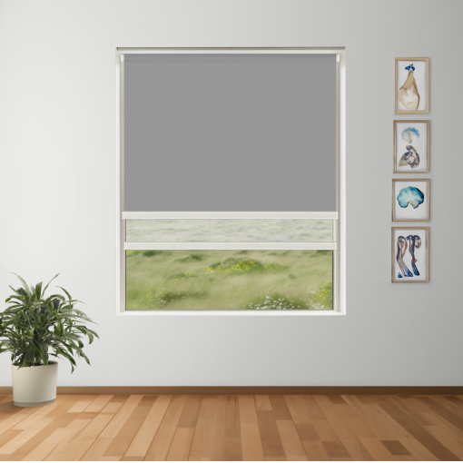 Raincloud Blockout + Sun Screen Dual-Roller Blind | Made To Measure
