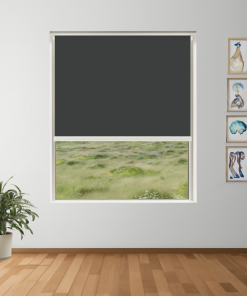 Raven Feather | Made-to-measure (Blockout) Roller Blind