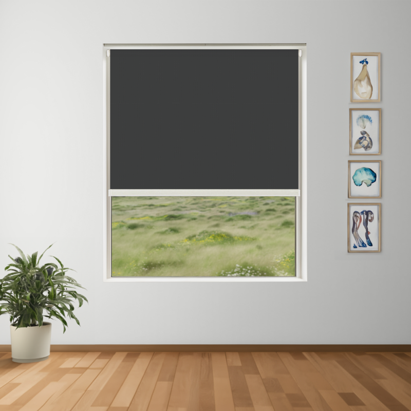 Raven Feather | Made-to-measure (Blockout) Roller Blind