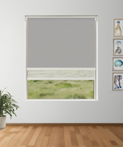 Rocksteel Blockout + Sun Screen Dual-Roller Blind | Made To Measure