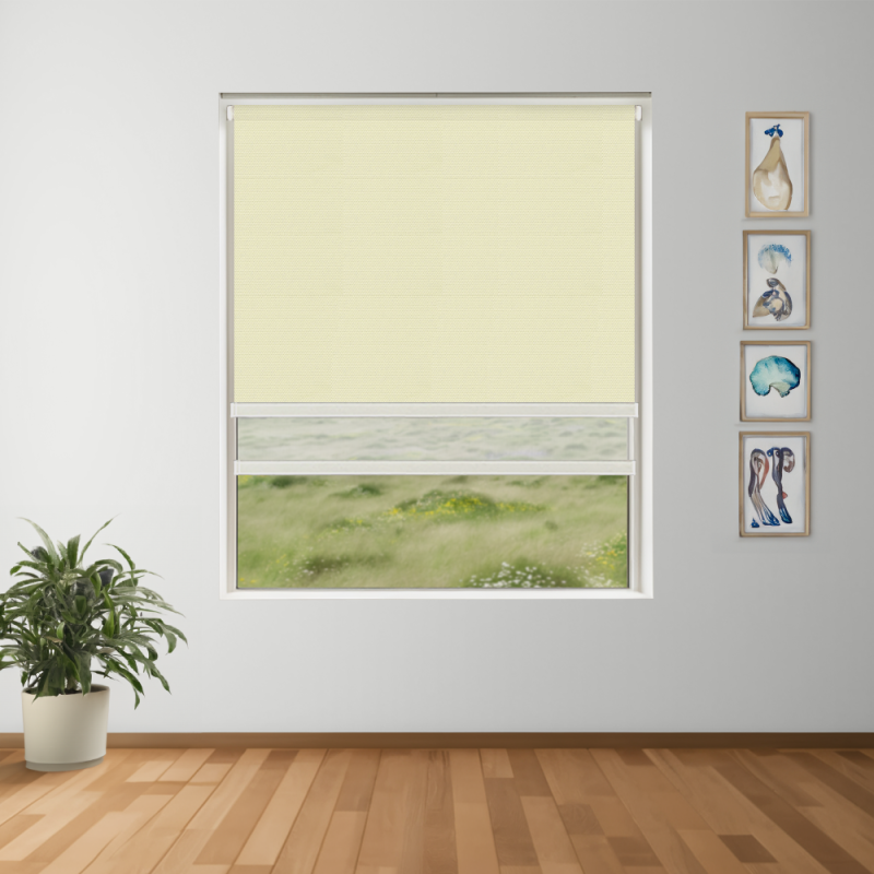 Starlight Blockout + Sun Screen Dual-Roller Blind | Made To Measure