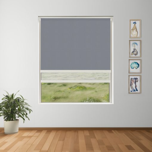 Forge Blockout + Sun Screen Dual-Roller Blind | Made To Measure