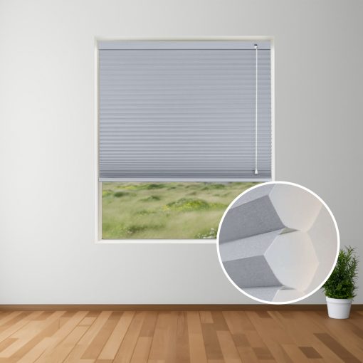Gray Sheen | Made-to-measure (Blockout) Honeycomb Blind