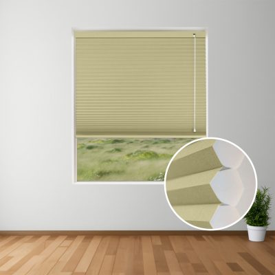 Onion Blockout Honeycomb Blinds inset