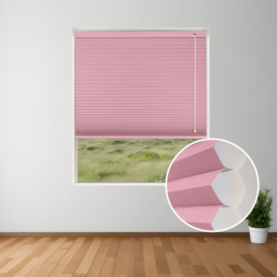 Pink Flamingo Blockout Honeycomb Blinds inset