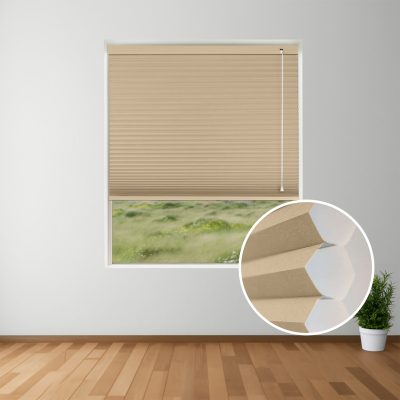 Pongee Blockout Honeycomb Blinds inset