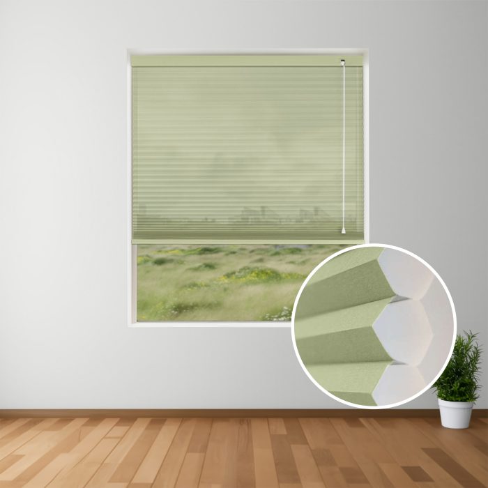 Wild Willow Light Filter Honeycomb Blinds inset