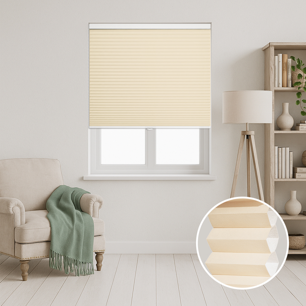 Chalk | Made-to-measure (Translucent) Honeycomb Blind