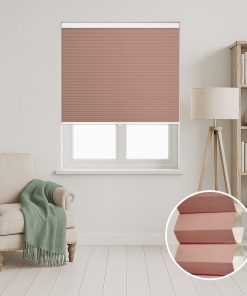 made-to-measure-Pink-Rose-honeycomb-blinds